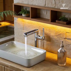 Grifo de Lavabo Inteligente Dipsi Emperor con Pantalla Digital, Monomando, Montaje en Encimera, Válvula de Cerámica, Iluminación LED - Product Image 2