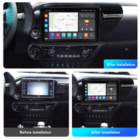 Sistema de Audio Multimedia para Automóvil MEKEDE M6 PRO Android 12 QLED para Toyota Hilux 2015 2020