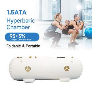 Capsule de chambre à oxygène hyperbare couchée de type 1.5ATA soulagement de la fatigue insomniaque pliable et portable pour la beauté et les personnes âgées - Product Image 1