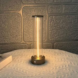 New Ideas Magnetic Rechargeable <b>Touch</b> Sensor Quantum LED Night <b>Lamp</b> Custom Logo Portable Decorative Small Wood Grain Bedroom - Product Image 4
