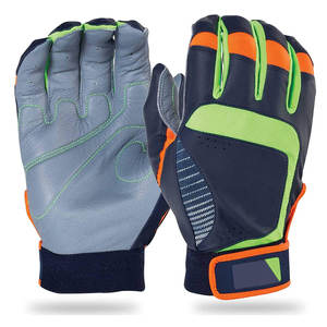 Guantes de Bateo de Béisbol de Cuero Duradero, Ligeros, Transpirables y Cómodos, con Opciones Personalizables para Adultos - Product Image 1