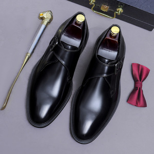 Chaussures habillées de luxe pour hommes, style italien, Oxford, rehaussantes, pour mariage, prix de gros personnalisé - Product Image 2