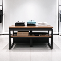 Étagère murale en métal noir pour magasin de vêtements, panneau perforé, support à chaussures, rail de suspension, CE ETL, vente en gros pour boutiques