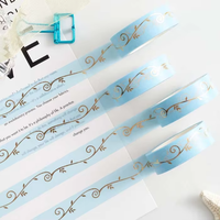 Rubans Washi en feuille d'or holographique de décoration colorée Impression personnalisée pour l'artisanat