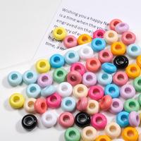 Pack d'accessoires de perles colorées en forme de donut, sangles de téléphone en acrylique à suspendre, bracelets, composants de bijoux DIY, modèle