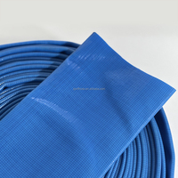 Tuyau d'irrigation agricole plat en PVC de 1 2 3 4 6 8 pouces avec service de découpe, longueur personnalisée pour l'agriculture et l'arrosage