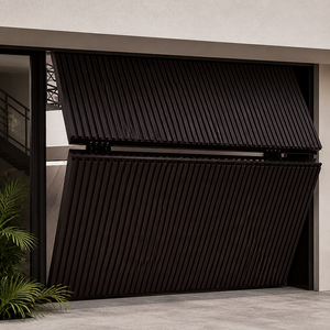 Porte <span class=keywords><strong>de</strong></span> <span class=keywords><strong>garage</strong></span> motorisée en verre et aluminium, porte <span class=keywords><strong>de</strong></span> <span class=keywords><strong>garage</strong></span> électrique, porte <span class=keywords><strong>de</strong></span> <span class=keywords><strong>garage</strong></span> automatique, <span class=keywords><strong>prix</strong></span> modernes, isolée, en solde, 16x7, 16x8, en plastique - Product Image 6