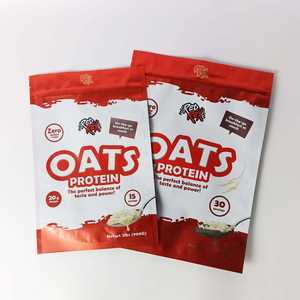 Bolsa de Embalaje Personalizada de Grado Alimenticio con Cierre Reutilizable, de Aluminio, con Cierre de Cremallera, de Alta Barrera, para Proteínas en Polvo y Suplementos de Hongos - Product Image 6