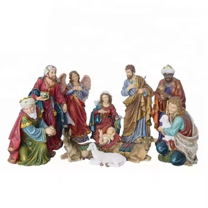 Statua Religiosa Personalizzata a Grandezza Naturale, Scena della Nascita di Gesù 3D, Decorazione Natalizia per Esterni e Interni, Scultura in Resina di Xiamen, Modello Pronto in 10 Giorni - Product Image 5