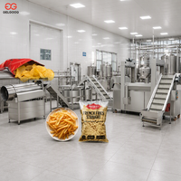 Professionele lijn voor de verwerking van diepvriesfrieten, productiemachine voor diepvriesfingers, multifunctionele machine voor het maken van bananen- en aardappelchips.