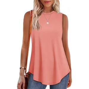 Débardeur court tricoté décontracté pour femme, respirant, séchage rapide, écologique, uni, dos nu, style plage, été, Bangladesh - Product Image 3