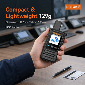 <span class=keywords><strong>Talkie</strong></span>-<span class=keywords><strong>walkie</strong></span> 4G PoC 129g ultra-léger double SIM avec commutation automatique, batterie 2000mAh, charge rapide Type-C KENEARD KE-518 - Product Image 4