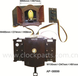 Youngtown thạch anh phong trào cho Diy Đồng hồ keshi cúc cu Đồng hồ cơ chế vuông nhựa DIY đồng hồ với Pin điện - Product Image 4