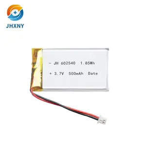 מחיר המפעל 500mah ליתיום פולימר 3.7V lipo 802540 702540 602540 502540 25c סוללה נטענת מזל "ט