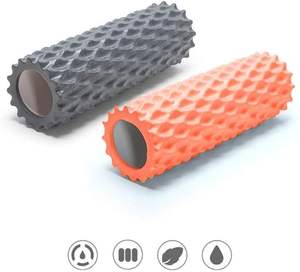 Rodillo de Yoga con Logotipo Personalizado, Material de PVC+EVA, Rodillo de Masaje para Espalda y Músculos, 45x13cm, Ejercicio en Interiores - Product Image 3