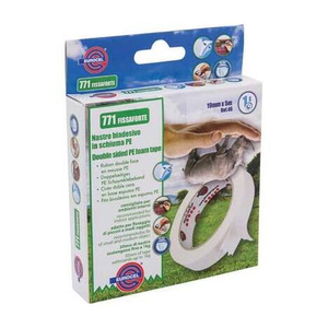 Nastro acrilico morbido doppio lato 771 Fissaforte 19mm altezza X 5m sacchetto di chiusura adesivo sensibile alla pressione 060107194 EUROCEL - Product Image 1