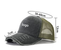 Casquette de sport rétro vintage 5 panneaux logo personnalisé coton lavé Casquette de baseball en détresse Goras Chapeau unisexe hiver automne