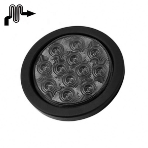 <span class=keywords><strong>Feux</strong></span> arrière de camion LED ronds de 4 pouces E4 ADR DOT 12V, <span class=keywords><strong>feux</strong></span> de <span class=keywords><strong>remorque</strong></span> de camion LED, étanches, universels, avec prise 3 broches - Product Image 4