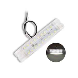 Feux de position latéraux à lentille transparente 18Led pour <span class=keywords><strong>camion</strong></span> <span class=keywords><strong>Mack</strong></span> Heavy Duty IP65 12V-24V accessoires de feux de voiture brouillard léger - Product Image 2