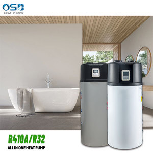 Pompe à chaleur air-<span class=keywords><strong>eau</strong></span> avec réservoir de 200 L, alimentation solaire/électrique, boîtier en acier inoxydable, <span class=keywords><strong>eau</strong></span> <span class=keywords><strong>chaude</strong></span> - Product Image 1