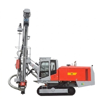 Pompe intégrée B8 pour foreuse hydraulique diesel sur chenilles DTH |   Machine de forage de trous de dynamitage de surface 110-165 mm, profondeur 32 m pour l'exploitation minière