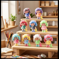 Boutique de vente en gros de figurines de collection tendance, populaires, en floc, boîte mystère, figurine personnalisée, sac surprise, poupée de dessin animé, fabricant