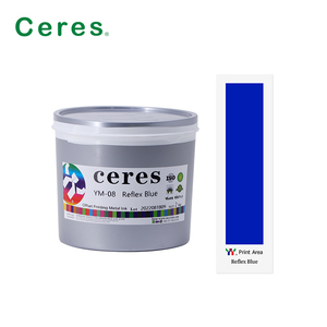 <span class=keywords><strong>Meilleure</strong></span> qualité et vente chaude encre d'impression offset en métal encre d'étain YM-08 bleu réflexe pour boîtes à cosmétiques et papier - Product Image 2
