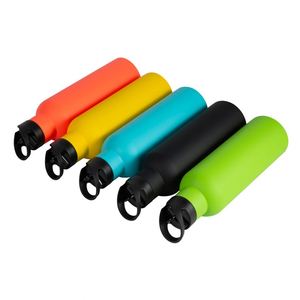 กระติกน้ำสุญญากาศเคลือบยางนุ่มพร้อมหูจับและฝาปิดแบบหลอดดูด - Product Image 3