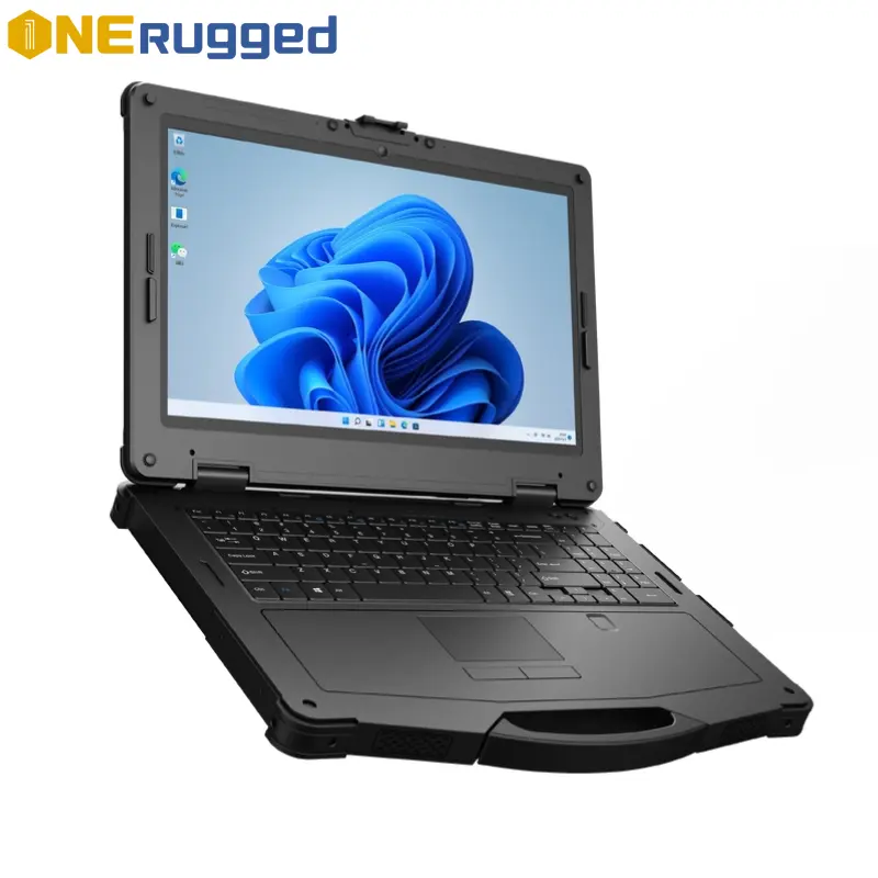 Ordinateur portable industriel 15.6 "robuste ordinateurs mobiles d'affaires 32 GB RAM disque dur SSD ignifuge vente en gros Chine vente nouveau produit