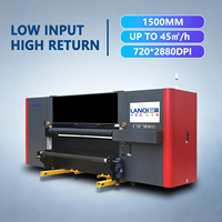 Imprimante UV numérique hybride de petit format 2400 dpi pour peinture décorative de qualité industrielle, avec bande transporteuse de 1500 mm, pour autocollants en verre