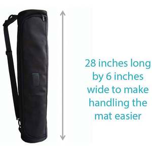 Sac de transport unisexe personnalisé avec logo, poches et bandoulière pour tapis de yoga et de gym, avec support pour tapis de yoga - Product Image 4