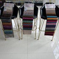 Vente flash : Tissu d'ameublement en velours hollandais uni 100 % polyester, tricoté en tricot, résistant aux déchirures, infroissable, léger pour