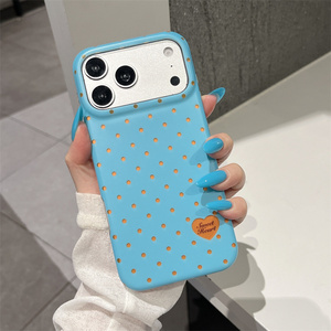 เคสโทรศัพท์มือถือลายจุดน่ารัก IMD สำหรับ iPhone 18 17 16 15 14 Pro Max พิมพ์ลายสีสันสดใส โปร่งใส สำหรับสาวๆ  วัสดุ PC TPU ฝาหลัง - Product Image 4