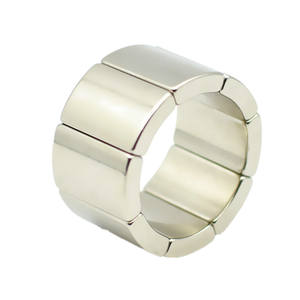 מותאם אישית סופר חזק nodymium קשת אריח ndfeb halbach גנרטור מגנט עבור מנוע - Product Image 2