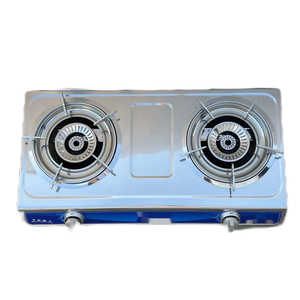 Réchaud à biogaz portable à double brûleur en acier inoxydable pour la maison, l'extérieur, les camping-cars et les voitures - Product Image 4