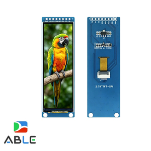 Module d'affichage TFT LCD Able AIOT 2,79 pouces, type barre allongée, 142x428 IPS, interface SPI 4 fils, connecteur 8 broches - Product Image 1