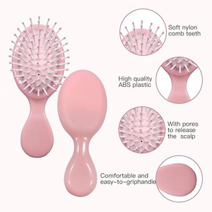 Nhãn Hiệu Riêng Thời Trang Xách Tay Nhiều Màu Mini Tóc Bàn Chải Biểu Tượng Tùy Chỉnh Kẹo Đầy Màu Sắc Xử Lý Dễ Thương Nhựa <span class=keywords><strong>Pocket</strong></span> Nhà Mềm - Product Image 3