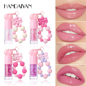 แฮนไดยัน มิเรอร์ <span class=keywords><strong>ลิ</strong></span><span class=keywords><strong>ป</strong></span>กลอส ติดทนนาน สีสวยชัด ชุ่มชื้น พร้อมสายคล้อง น่ารัก ใช้ง่าย ติดทน - Product Image 1