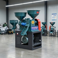Machine combinée de décorticage et de polissage du riz, moulin à grains multiples, maïs et soja, avec pré-nettoyeur, décortiqueur et polisseur