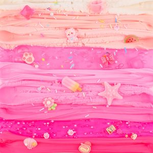 Pack de slime pour fête d'anniversaire, styles Cloud Butter Crystal avec breloques, paillettes, perles, cadeaux créatifs pour enfants - Product Image 6