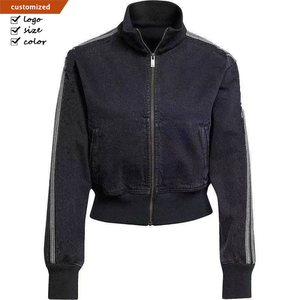 Nuova Giacca di Jeans per <span class=keywords><strong>Uomo</strong></span> e Donna, Stile Retrò, Moda Outdoor, Ricamo Personalizzato, Logo Personalizzabile, Giacca Corta - Product Image 2