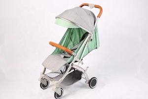 Poussette pliante légère et simple pour bébé, les enfants peuvent s'asseoir et s'allonger, chariot trois-en-un, poussette parapluie de poche de voyage - Product Image 2