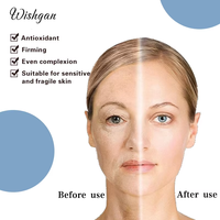 Essence faciale au peptide de cuivre bleu Wishgan, hydratation intense, soin raffermissant de la peau, sérum adapté aux peaux sensibles