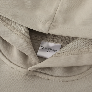 Sweat-shirts à capuche unisexes personnalisables, épais, en coton 380 GSM, de haute qualité, sans cordon, coupe oversize, thermiques, écologiques et coupe-vent - Product Image 1