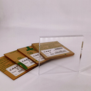Hoja de vidrio acrílico fundido transparente de 4 pies X 8 pies Hoja de plástico transparente 2mm 3mm 5mm 6mm Placa acrílica extruida gruesa - Product Image 1