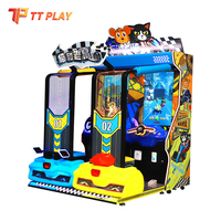 Machine de jeu d'arcade de course chat-souris à monnayeur pour 2 joueurs, en plastique et métal, WiFi/Personnalisable pour une utilisation interactive par les enfants
