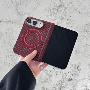 Aramid Fiber Carbon Fiber Shockproof PC Hard Shell 360° Rotating Bracket for iPhone Duo Folding Protective case - Product Image 5