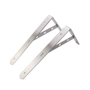 Sản xuất hàng loạt kim loại gắn tường có thể điều chỉnh tam giác khung sức mạnh hỗ trợ tường góc Brace khung thép không gỉ - Product Image 2