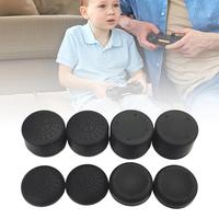 Capuchons de protection en silicone noir pour manettes analogiques, étanches, antichocs et anti-poussière, 8 pièces, pour accessoires de jeu DualSense / 5