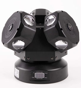 Luces <span class=keywords><strong>DJ</strong></span> de Aluminio y Plástico en Oferta, Luces Estroboscópicas, Láser para Discoteca, Navidad, Efecto de Haz de Luz Móvil, Iluminación de Escenario - Product Image 4